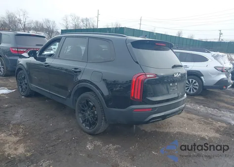 2022 Kia Telluride Sx z USA, uszkodzony, nr VIN 5XYP5DHC1NG243288